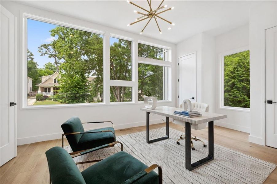 Furnished interior view inside a new home in , Brookhaven (Image 16). Furnished interior view inside a new home in , Brookhaven (Image 16).