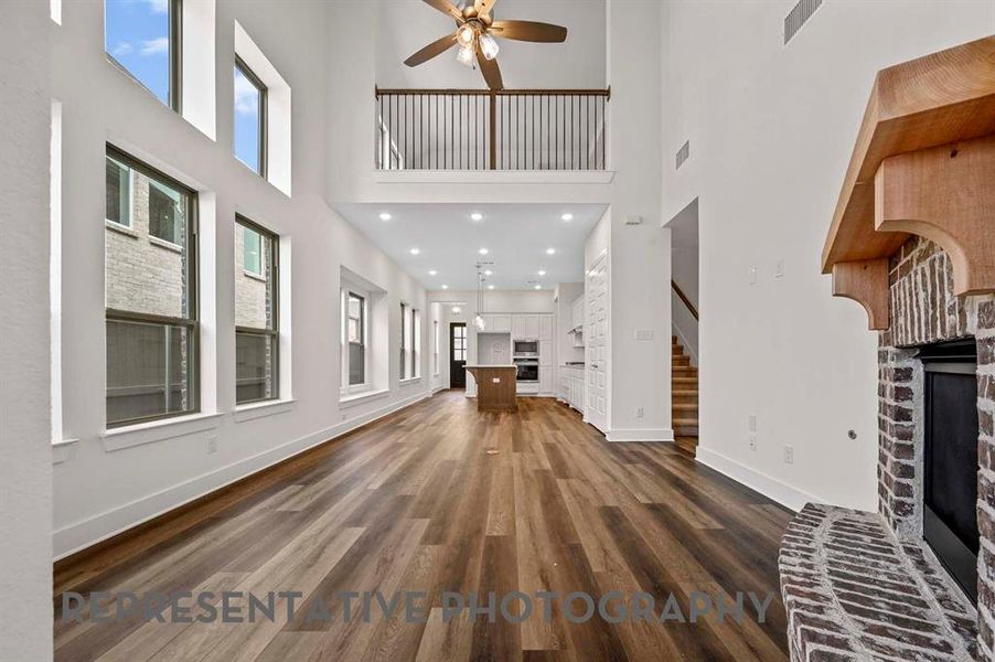 Spacious, unfurnished interior of a new home in Wellington, Haslet (Image 18). Spacious, unfurnished interior of a new home in Wellington, Haslet (Image 18).