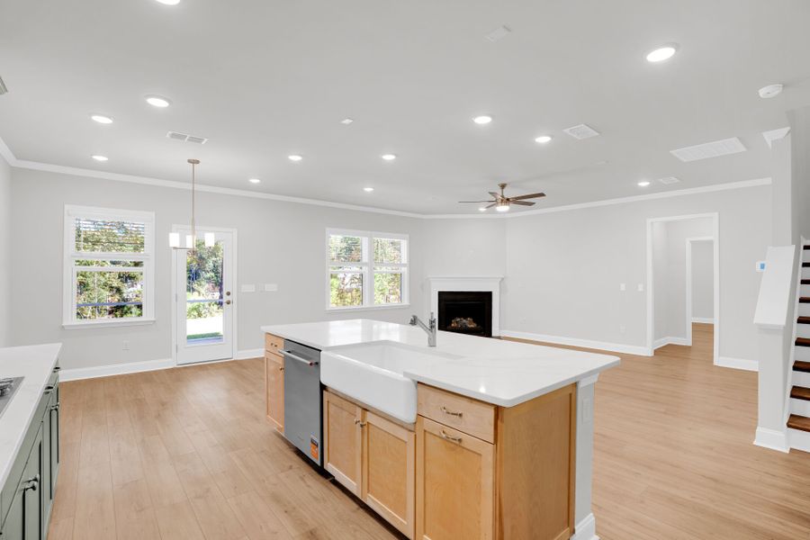 Furnished interior view inside a new home in Oakleaf Chase, Blythewood (Image 9).