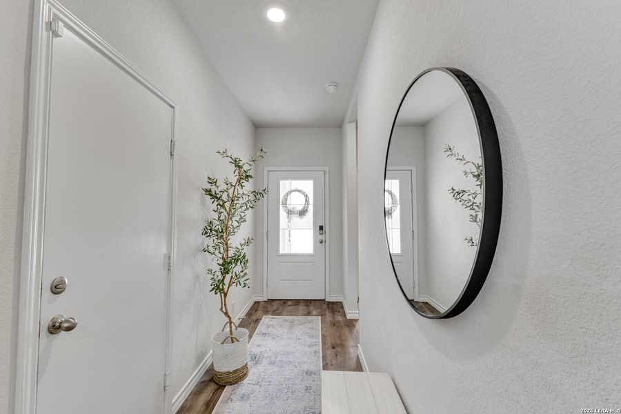 Furnished interior view inside a new home in Brookstone Creek, San Antonio (Image 11).