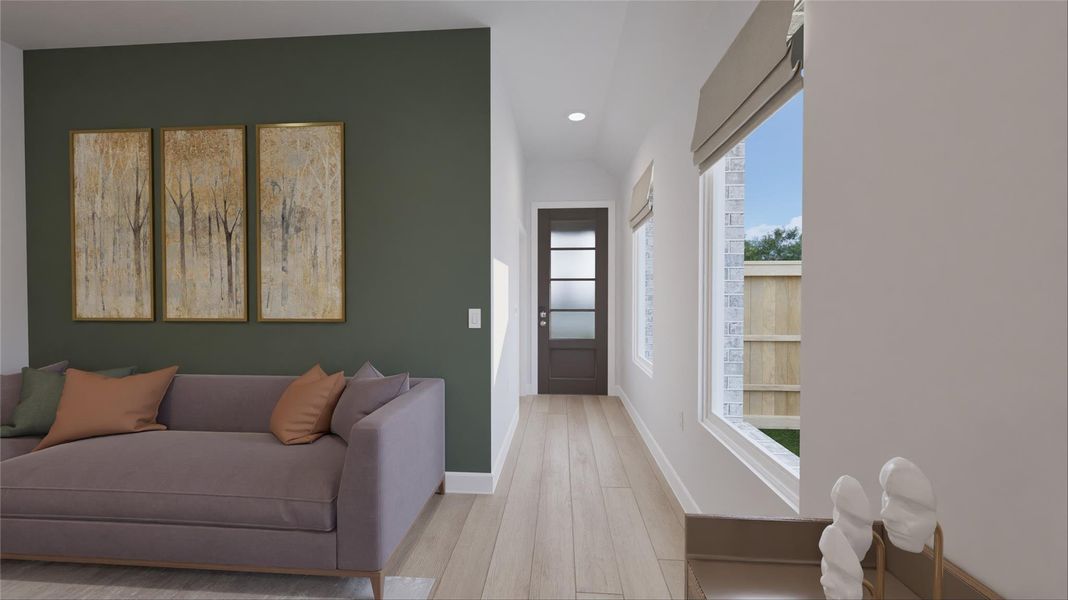 Furnished interior view inside a new home in Oakberry Trails, Waller (Image 16).
