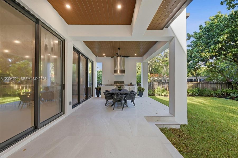 Exterior details and patio area of a home in , South Miami (Image 30).