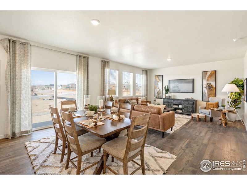 Furnished interior view inside a new home in Tailholt, Severance (Image 7). Furnished interior view inside a new home in Tailholt, Severance (Image 7).