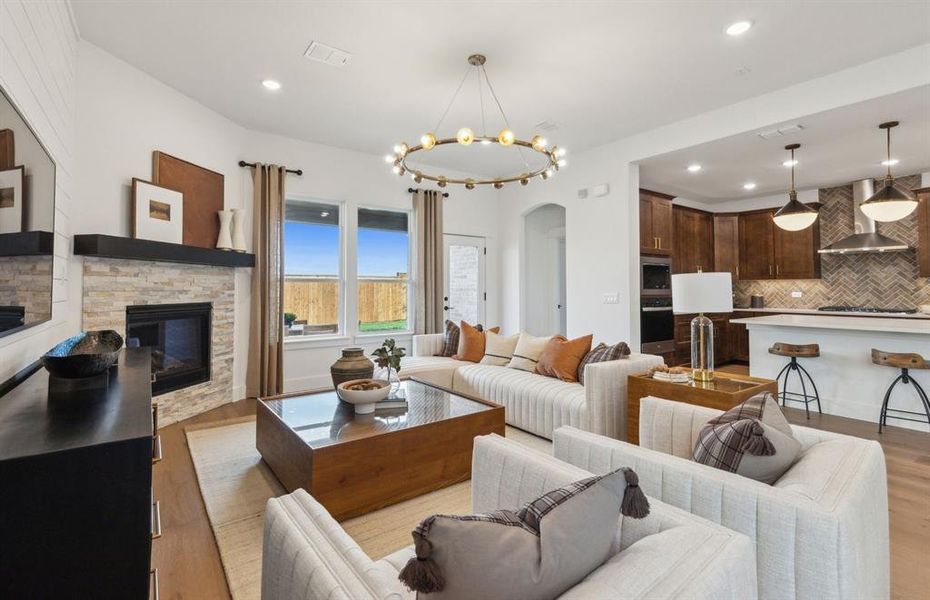 *Model Representation - Open concept throughout main living areas