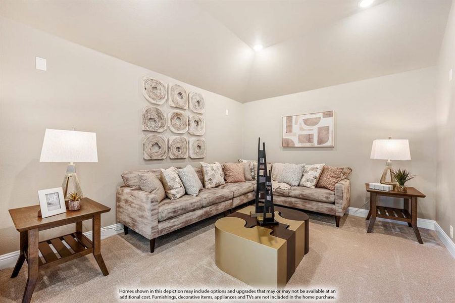 Furnished interior view inside a new home in Sutton Fields, Celina (Image 7).