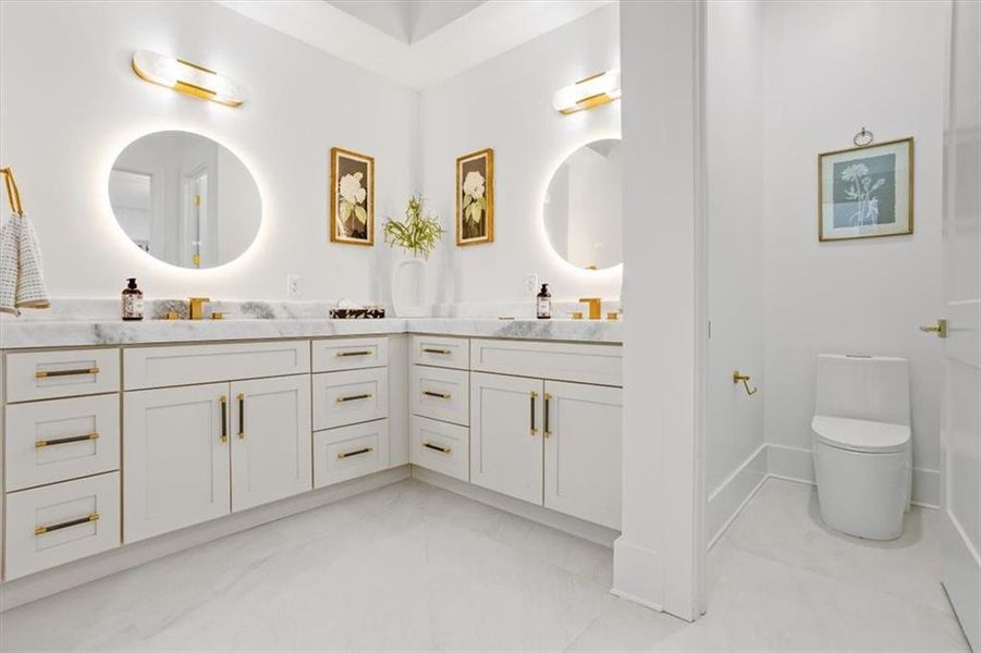 Furnished interior view inside a new home in , Canton (Image 37).