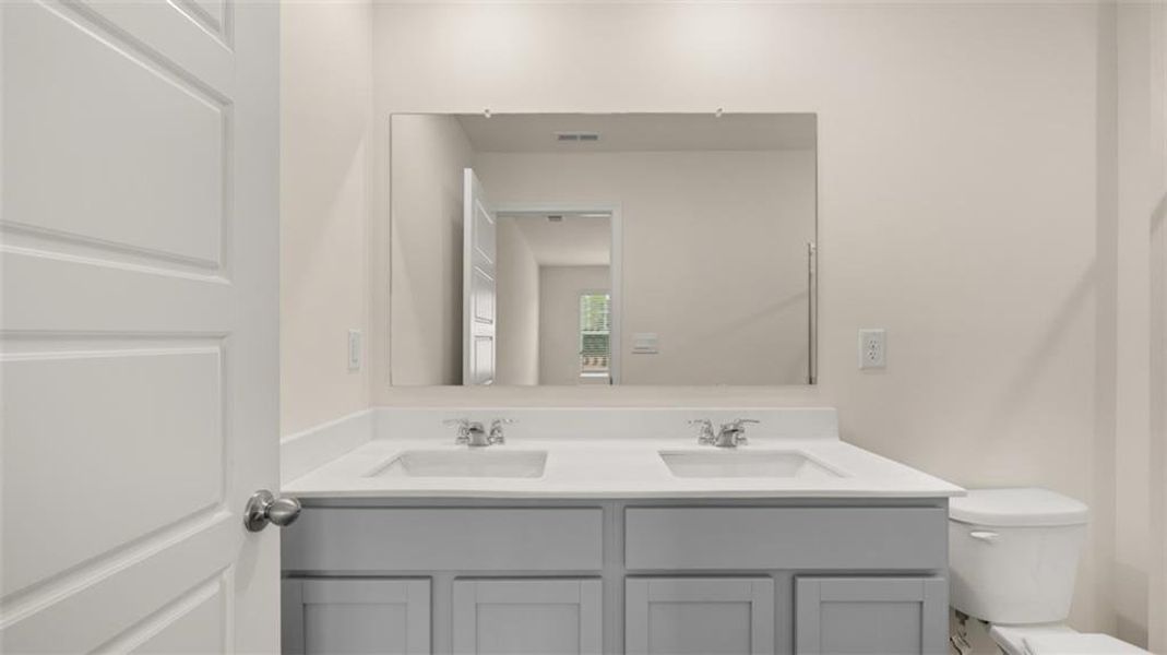 Furnished interior view inside a new home in The Gables at Agricultural Village, Perry (Image 5).