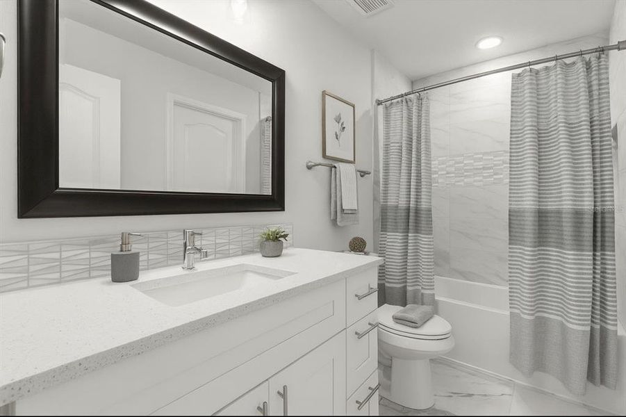 Furnished interior view inside a new home in , Kissimmee (Image 5). Furnished interior view inside a new home in , Kissimmee (Image 5).