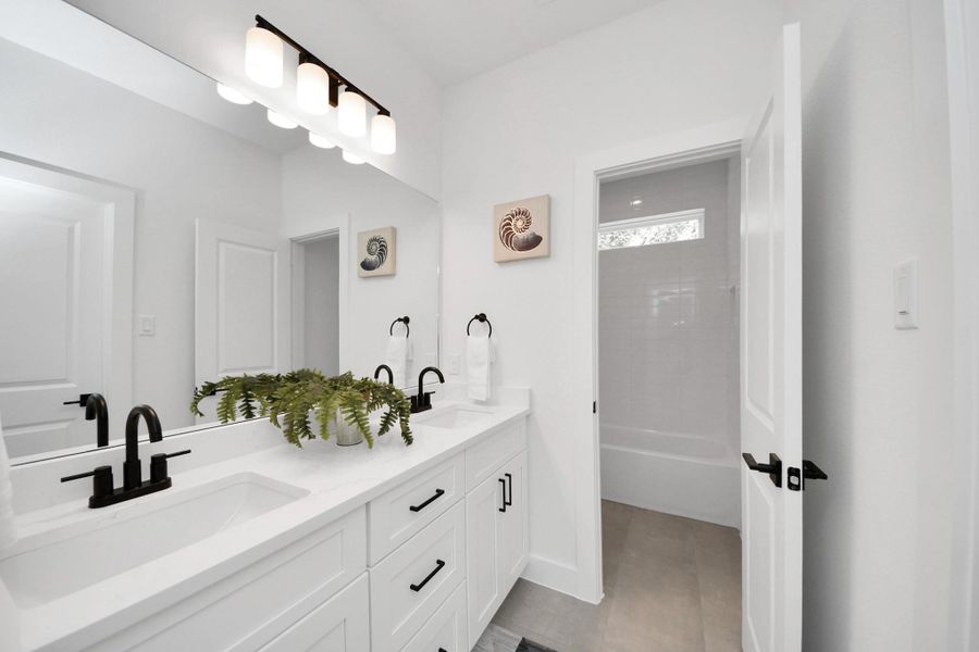 Furnished interior view inside a new home in , Houston (Image 13).