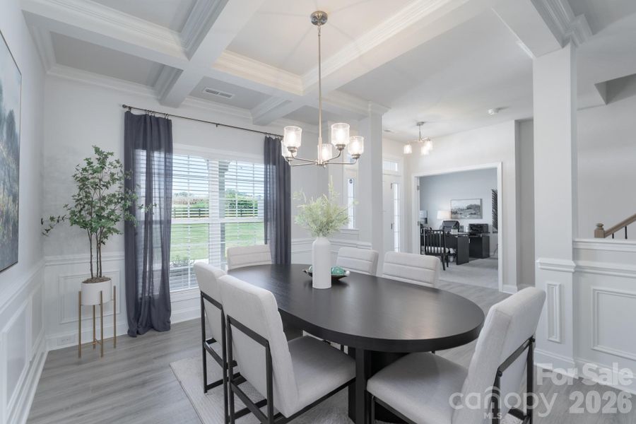 Furnished interior view inside a new home in Cardiff Glyn, Catawba (Image 9).