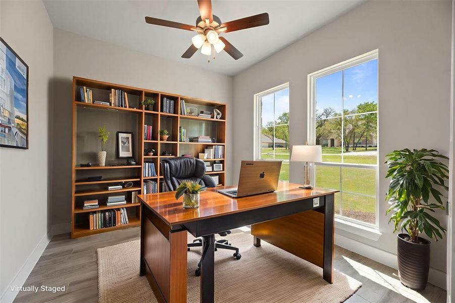 Furnished interior view inside a new home in Crystal Springs Estates, Alvarado (Image 18).