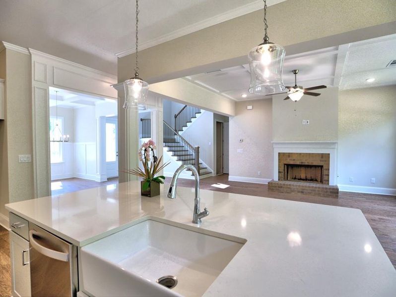 Furnished interior view inside a new home in , Cumming (Image 6). Furnished interior view inside a new home in , Cumming (Image 6).