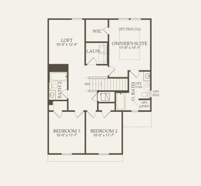 Centex Homes, Pierce floor plan