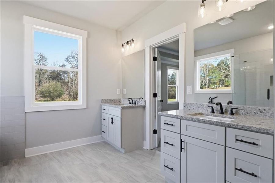 Furnished interior view inside a new home in , Statham (Image 6).