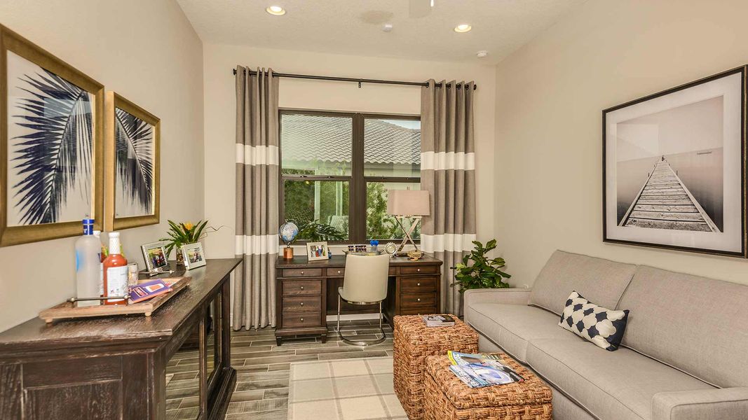 Representative furnished interior of a home built from the Endless Summer 4 by Neal Communities in Boca Royale Golf & Country Club at Wellen Park, Englewood (Image 13).