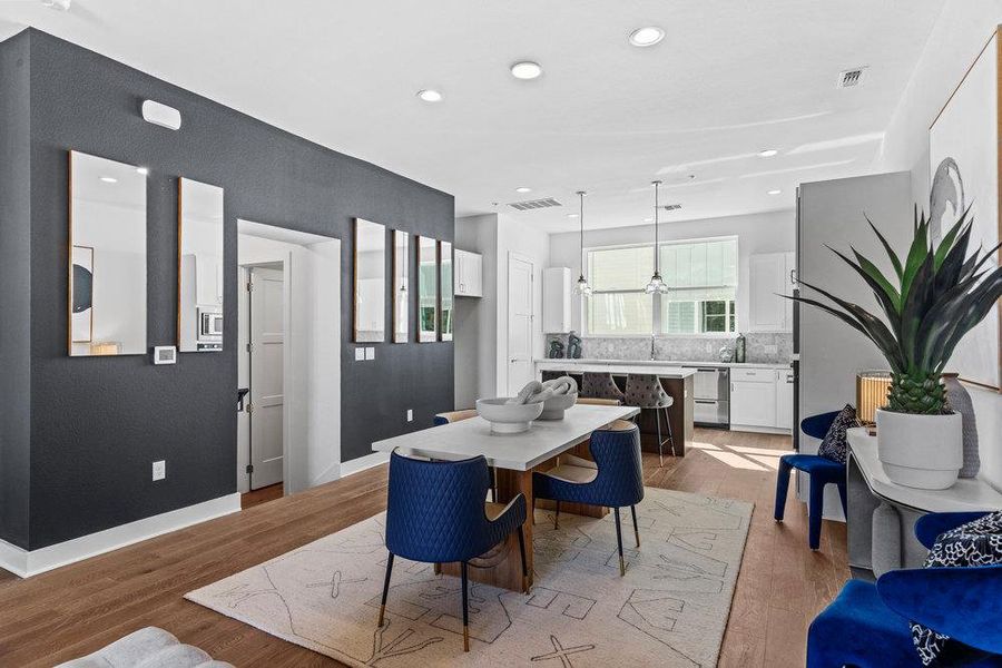 Furnished interior view inside a new home in , Austin (Image 11).