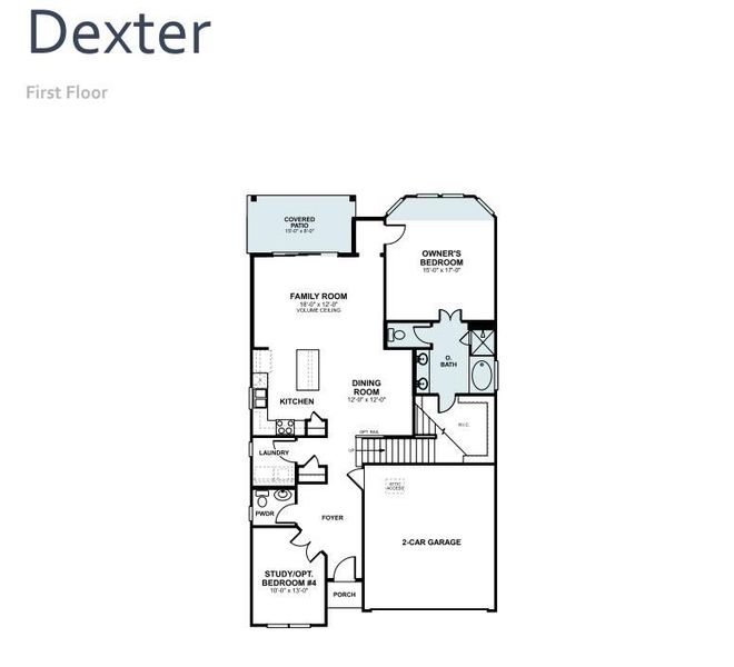 2D floor plan layout of this home in Cedar Brook, Leander, TX (Image 4). 2D floor plan layout of this home in Cedar Brook, Leander, TX (Image 4).