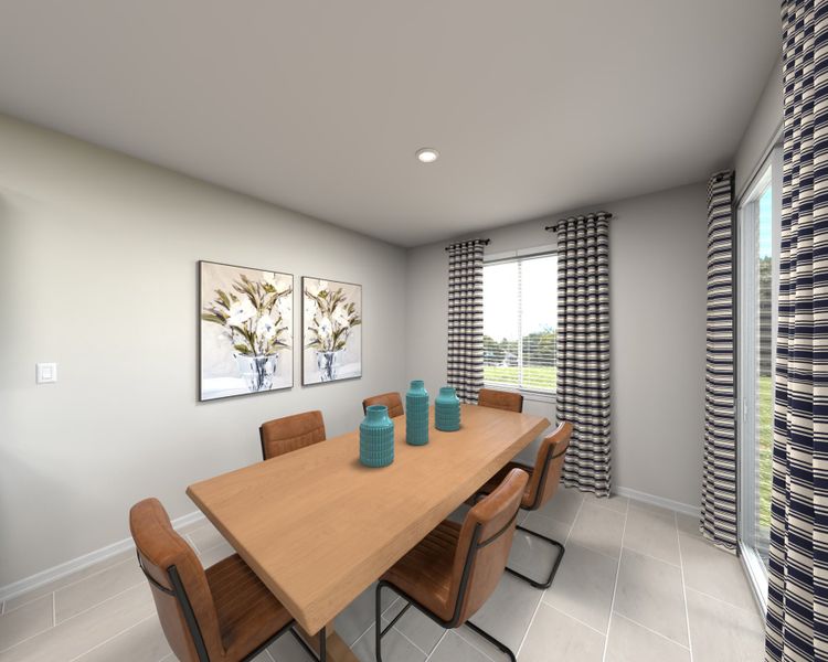 Furnished interior view inside a new home in Manor Oaks, Groveland (Image 5).