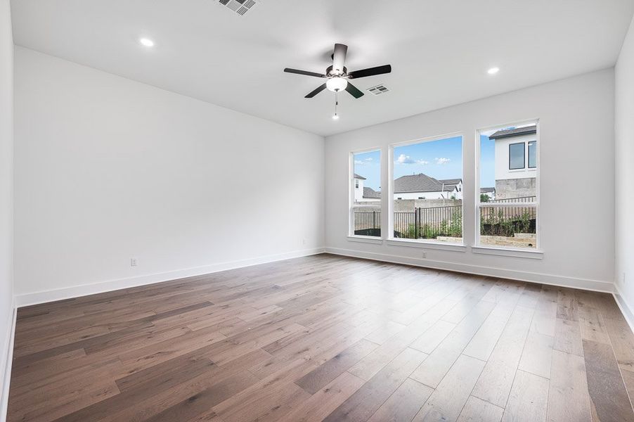 Representative unfurnished interior of a home built from the Palladium by Taylor Morrison in Travisso Florence Collection, Leander (Image 15). Representative unfurnished interior of a home built from the Palladium by Taylor Morrison in Travisso Florence Collection, Leander (Image 15).