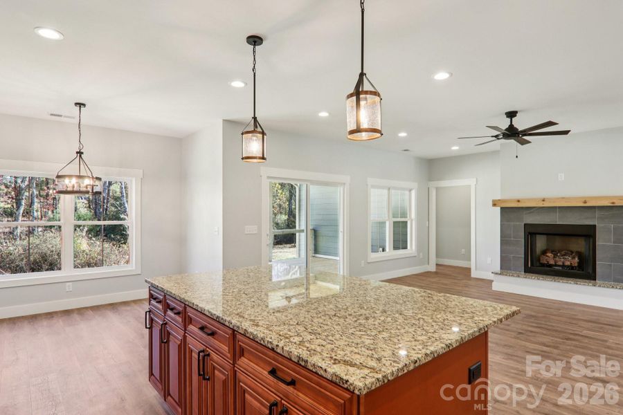 Furnished interior view inside a new home in , Hendersonville (Image 8).