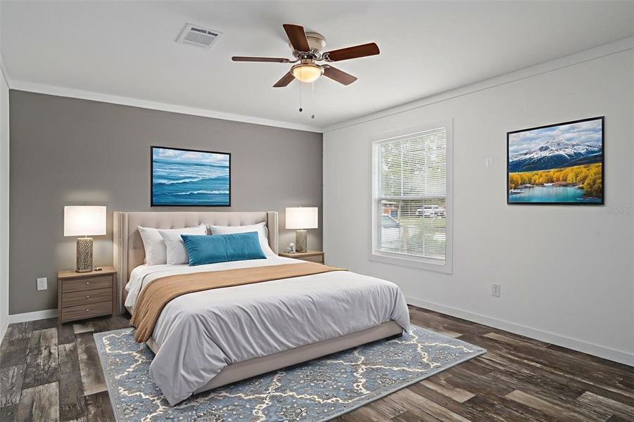 Furnished interior view inside a new home in , Brooksville (Image 9).