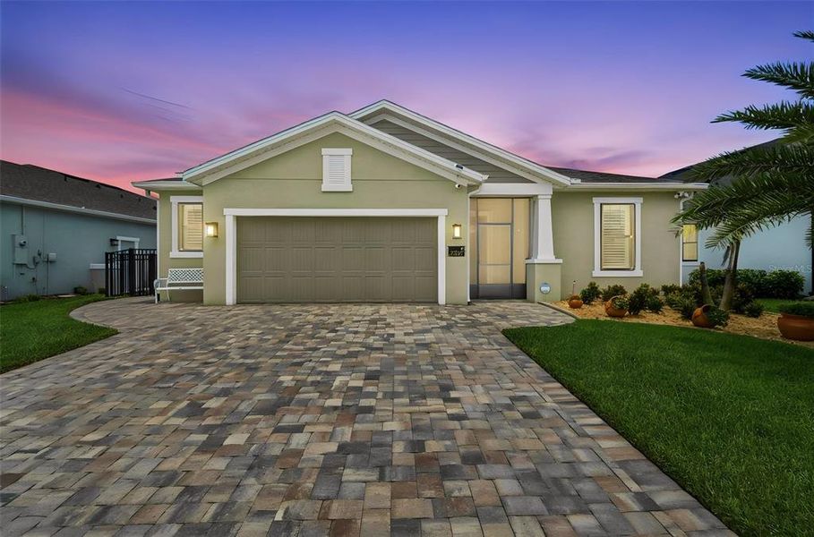 Front exterior of a new home in , Melbourne, FL, highlighting curb appeal (Image 28). Front exterior of a new home in , Melbourne, FL, highlighting curb appeal (Image 28).