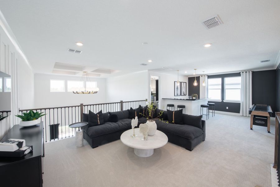 Furnished interior view inside a new home in Two Rivers, Zephyrhills (Image 13).