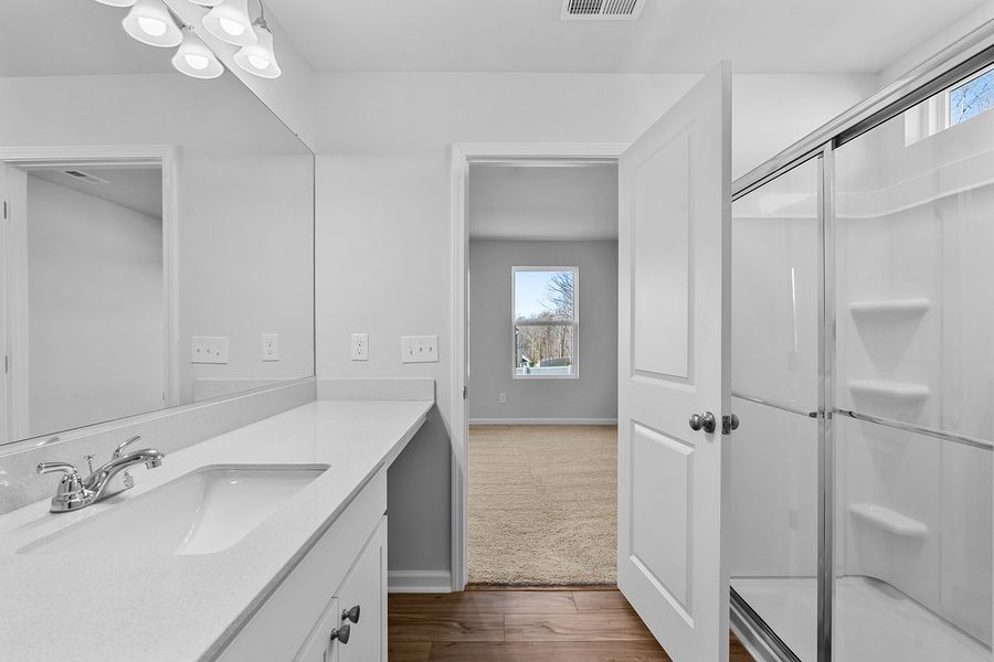 Furnished interior view inside a new home in Hanes Lake, Winston-Salem (Image 11).