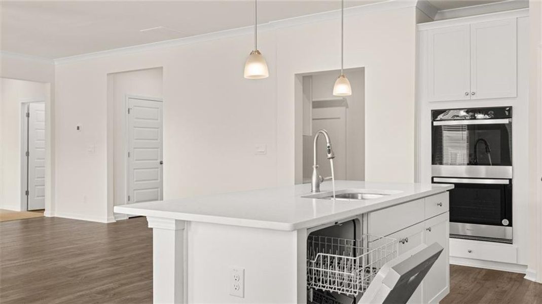 Furnished interior view inside a new home in Westland, Bogart (Image 10). Furnished interior view inside a new home in Westland, Bogart (Image 10).