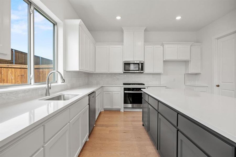 Furnished interior view inside a new home in North Square at Uptown, Celina (Image 12). Furnished interior view inside a new home in North Square at Uptown, Celina (Image 12).