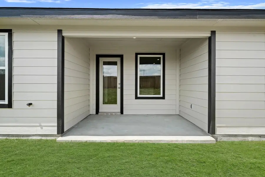 Exterior details and patio area of a home in Chapel Lakes, Montgomery (Image 3). Exterior details and patio area of a home in Chapel Lakes, Montgomery (Image 3).