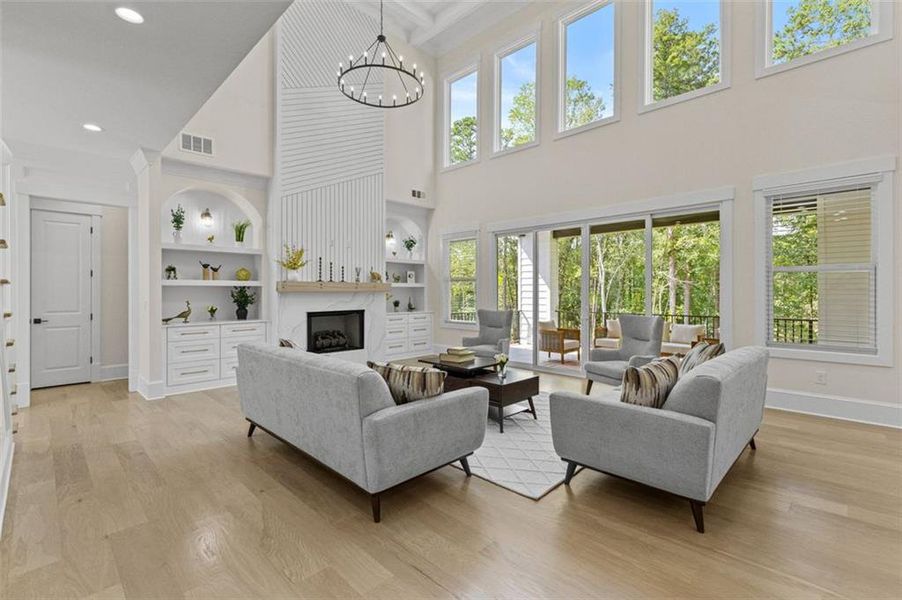 Furnished interior view inside a new home in , Winder (Image 8).