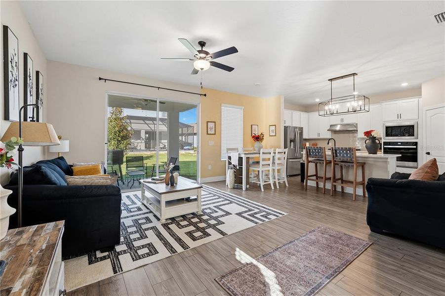 Furnished interior view inside a new home in Reunion Village, Kissimmee (Image 35).