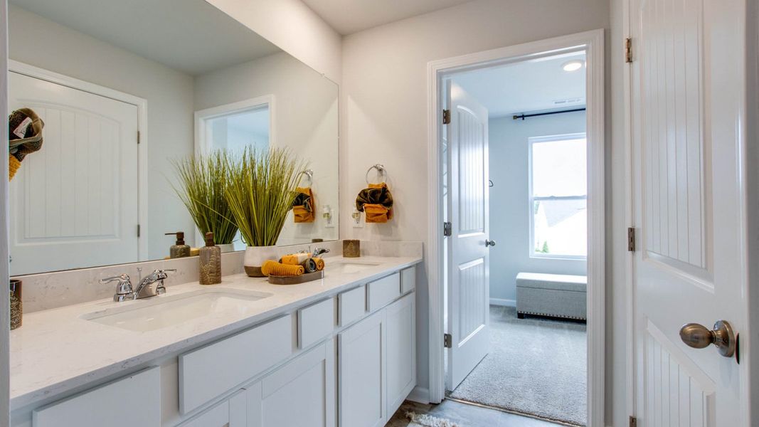 Furnished interior view inside a new home in River Landing, Murfreesboro (Image 22).