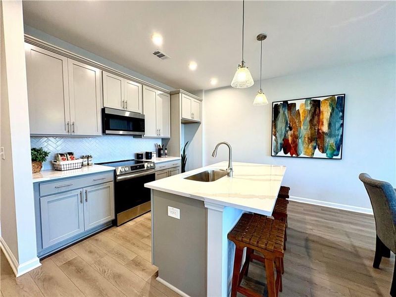 Furnished interior view inside a new home in Stegall Village, Cartersville (Image 12).