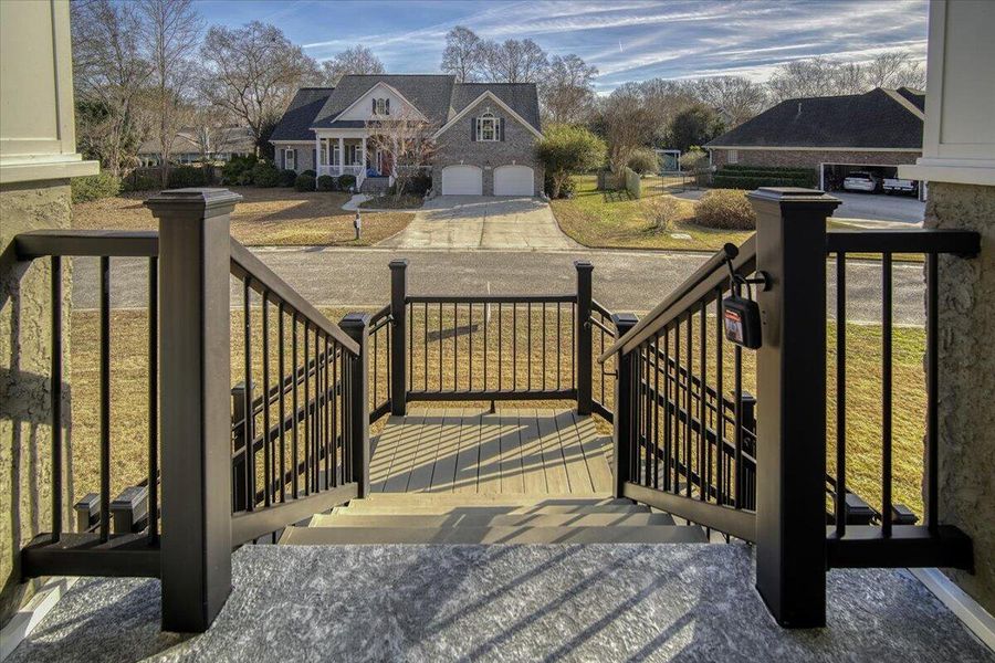 Exterior details and patio area of a home in , North Charleston (Image 34).