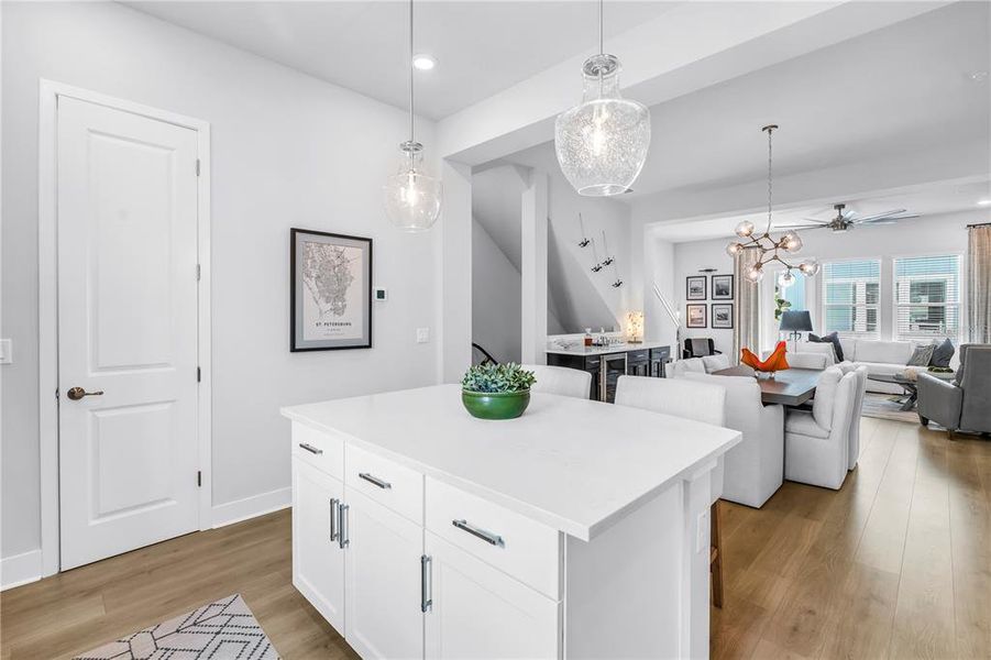 Furnished interior view inside a new home in , St. Petersburg (Image 3).