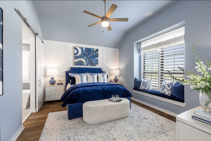 Representative Primary Bedroom - some options shown