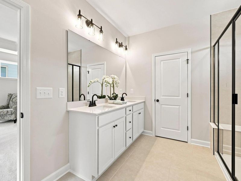Furnished interior view inside a new home in Forestville Yard, Knightdale (Image 26).