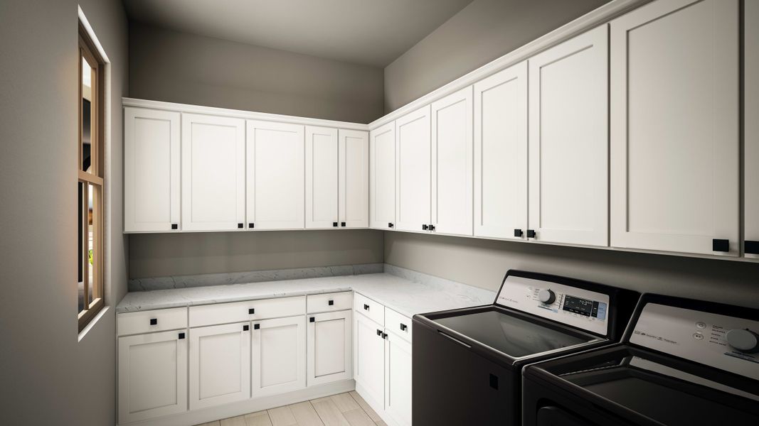 Representative furnished interior of a home built from the Cholla Plan 5541 by Tri Pointe Homes in Whispering Hills, Laveen (Image 19). Representative furnished interior of a home built from the Cholla Plan 5541 by Tri Pointe Homes in Whispering Hills, Laveen (Image 19).