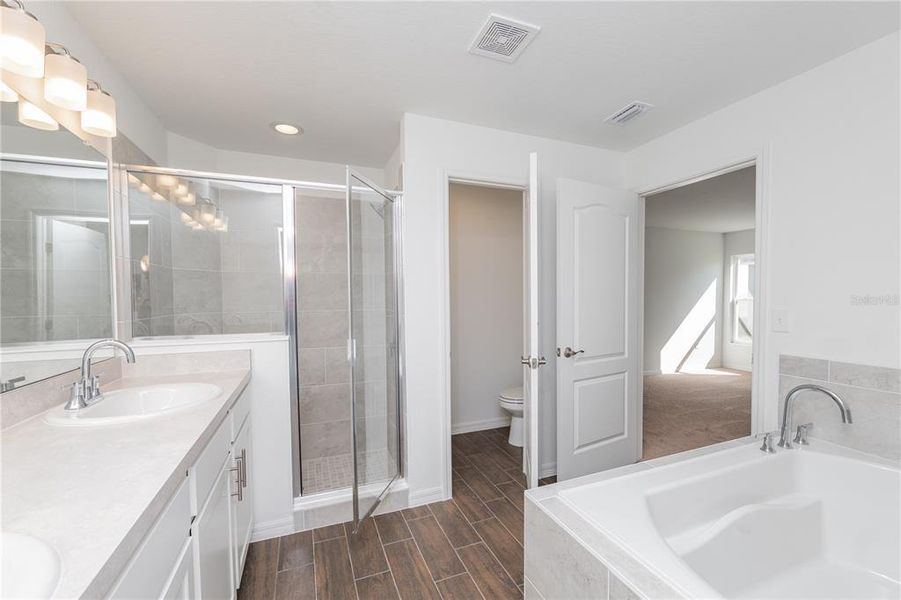 Furnished interior view inside a new home in Thompson Preserve, Bartow (Image 3). Furnished interior view inside a new home in Thompson Preserve, Bartow (Image 3).