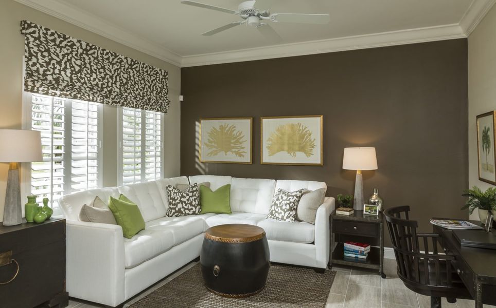 Representative furnished interior of a home built from the Applause by Neal Communities in Boca Royale Golf & Country Club at Wellen Park, Englewood (Image 13).
