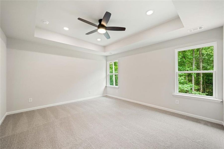 Spacious, unfurnished interior of a new home in , White (Image 27). Spacious, unfurnished interior of a new home in , White (Image 27).