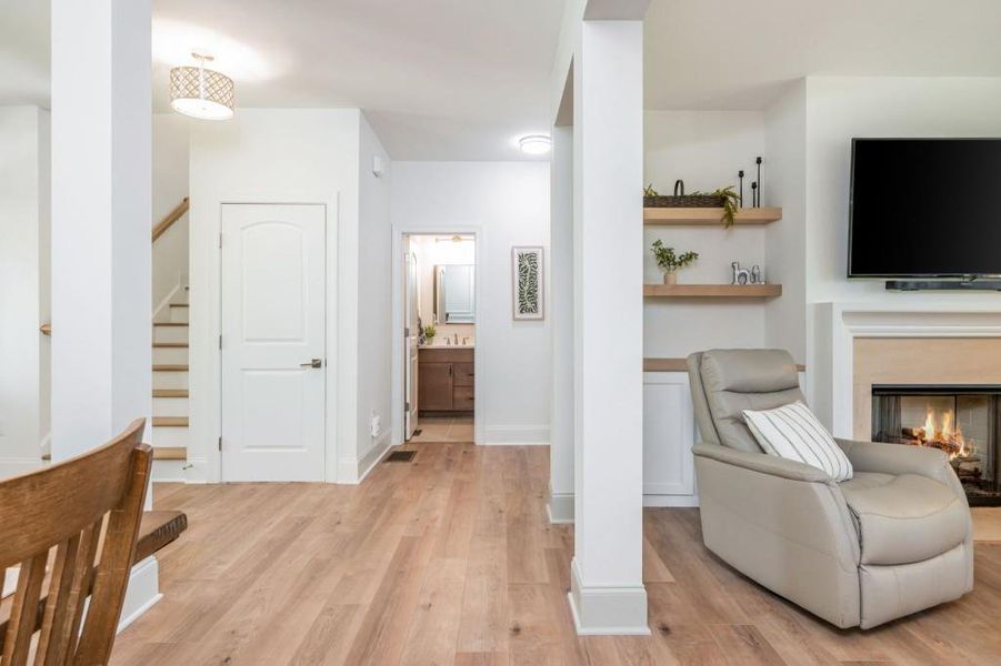 Furnished interior view inside a new home in Liberty Springs, Woodstock (Image 12).