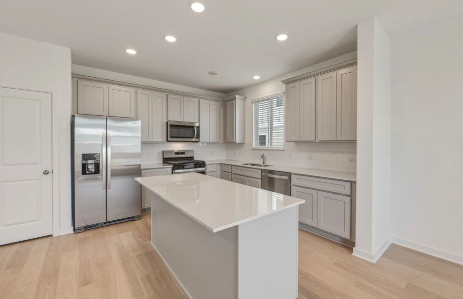 Furnished interior view inside a new home in Sunfield, Buda (Image 7).