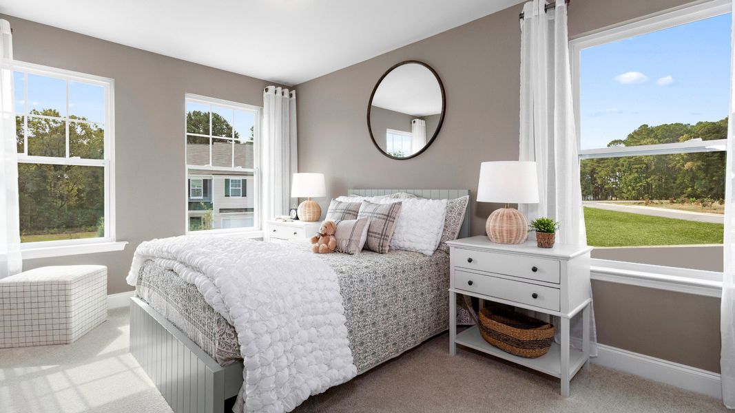Representative furnished interior of a home built from the Litchfield by DRB Homes in Mason Grove, Franklinton (Image 12).