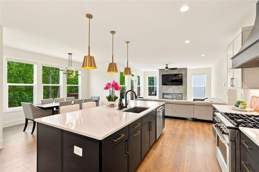 Furnished interior view inside a new home in , Woodstock (Image 39).