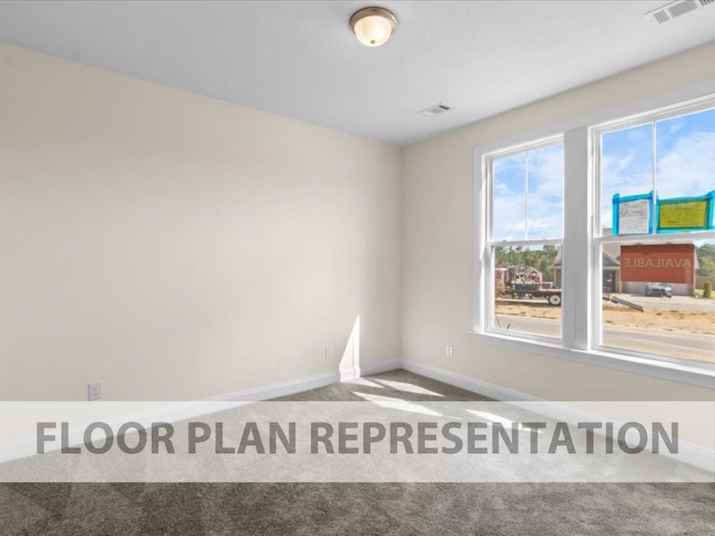 Stanford Plan Guest Bedroom | Ivey Homes