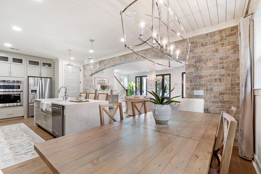 Furnished interior view inside a new home in Miller's Crossing, Johns Island (Image 48).
