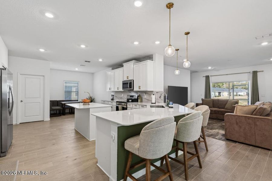 Furnished interior view inside a new home in Seaton Creek, Jacksonville (Image 5).